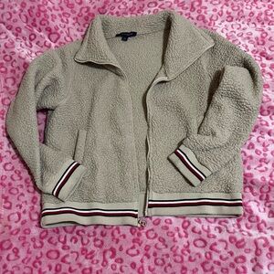 Tommy Hilfiger Beige Sherpa Jacket